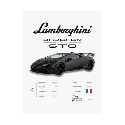 Lamborghini Huracan STO Poster