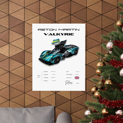 Aston Martin Valkyrie Poster