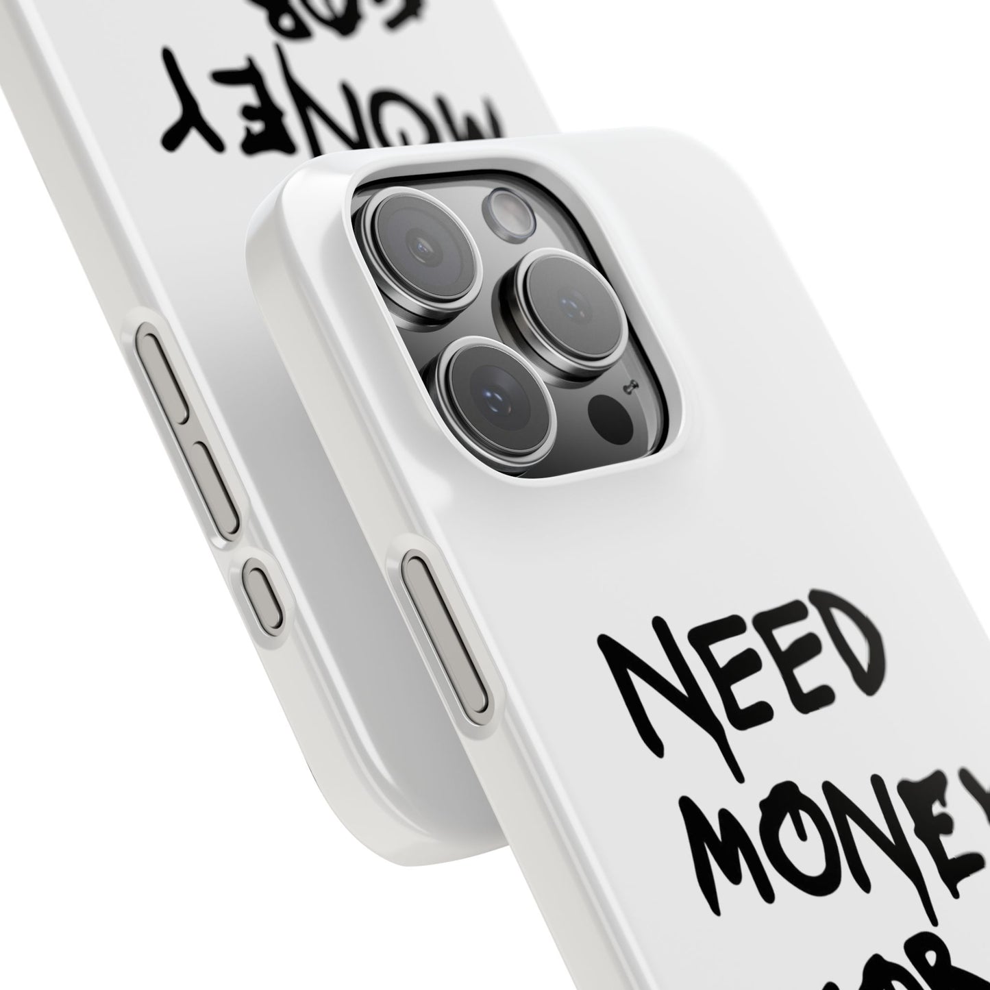 Need Money for Porsche iPhone Case White