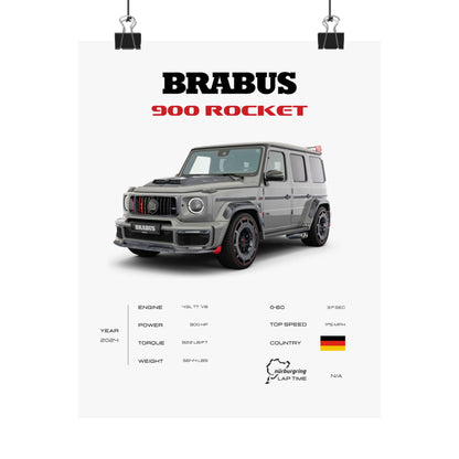 Brabus 900 Rocket Poster