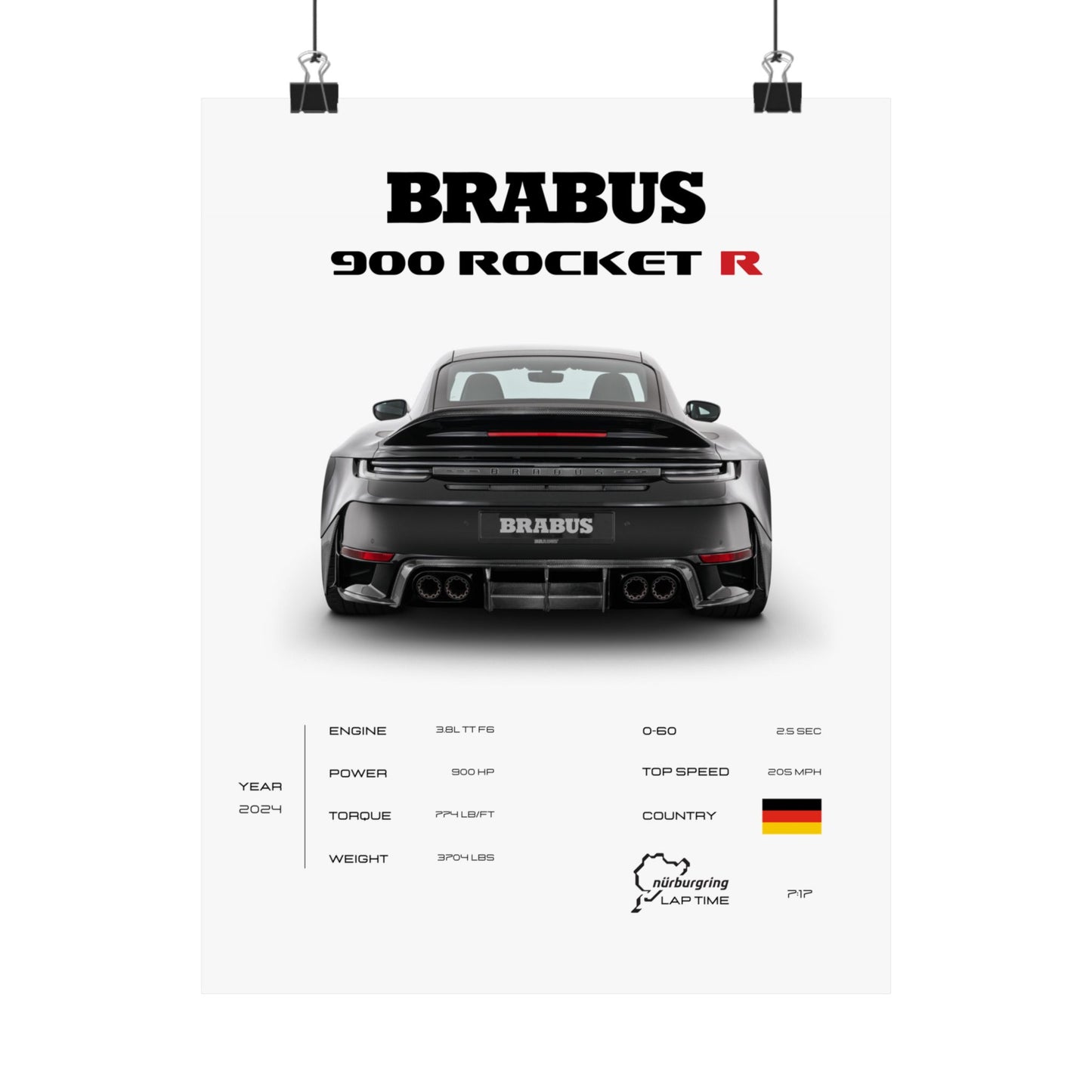 Brabus 900 Rocket R Poster