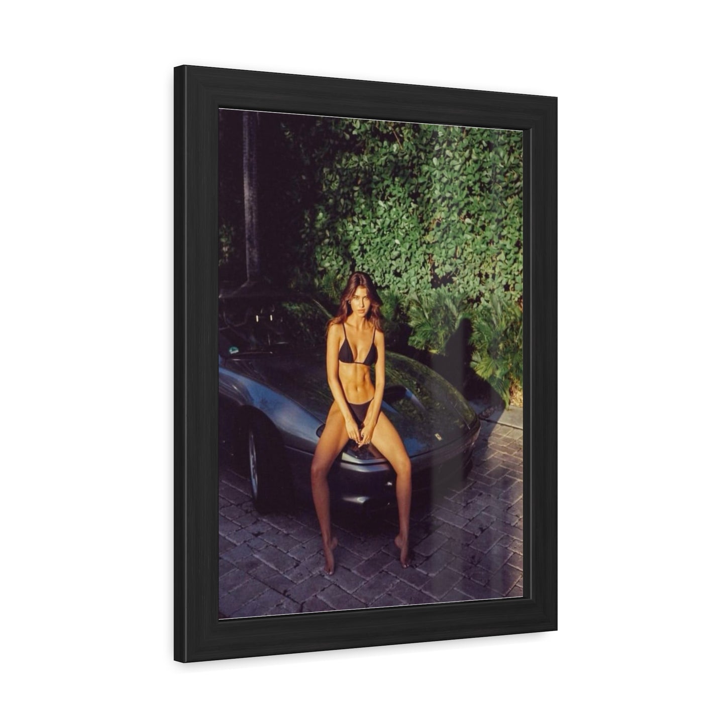 Ferrari Chick Framed Poster