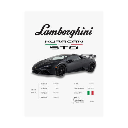 Lamborghini Huracan STO Poster