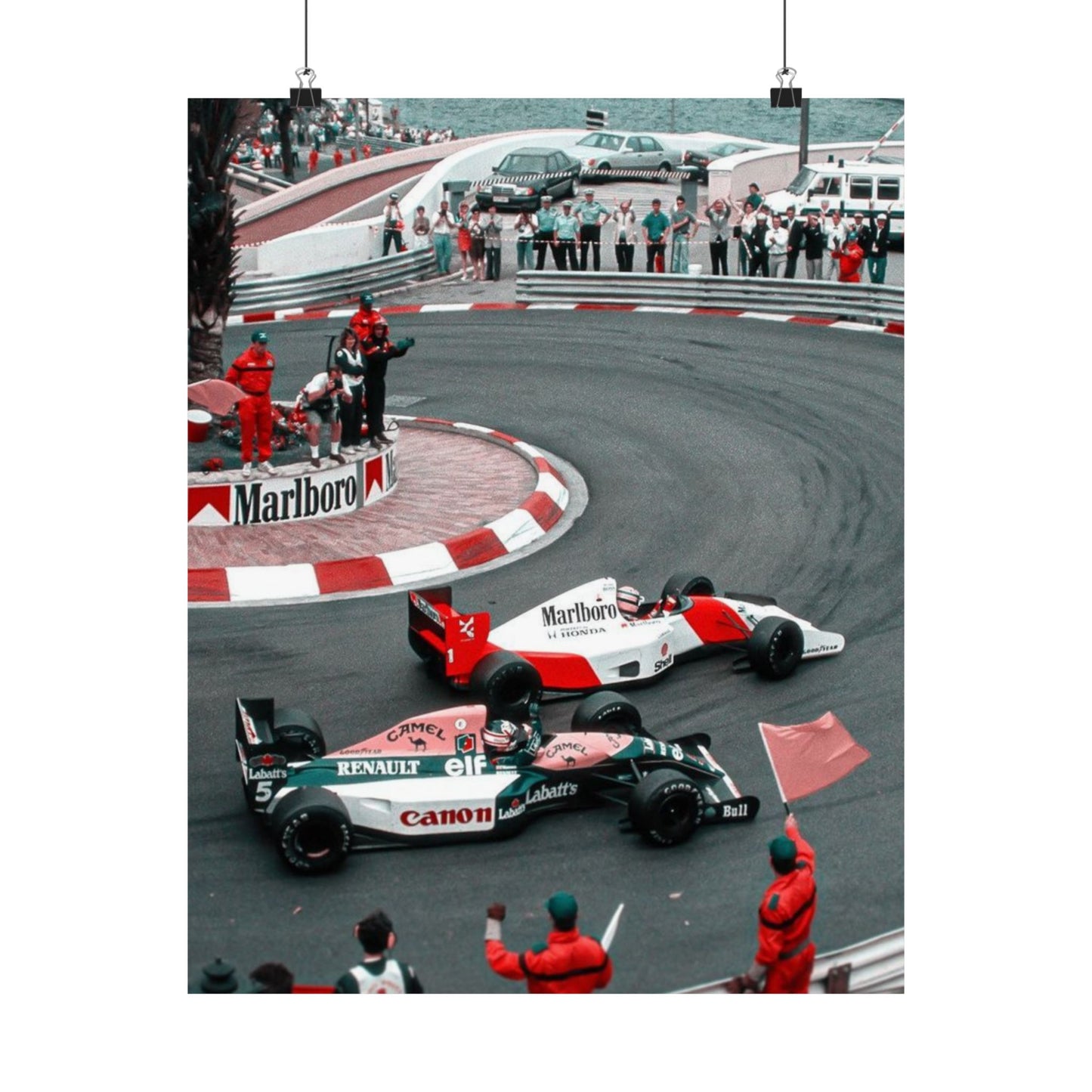 Vintage Monaco F1 Poster