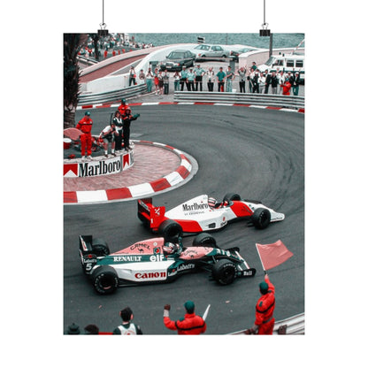 Vintage Monaco F1 Poster