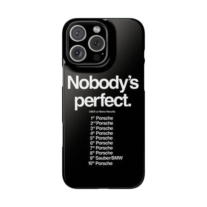 Nobody's Perfect Porsche iPhone Case