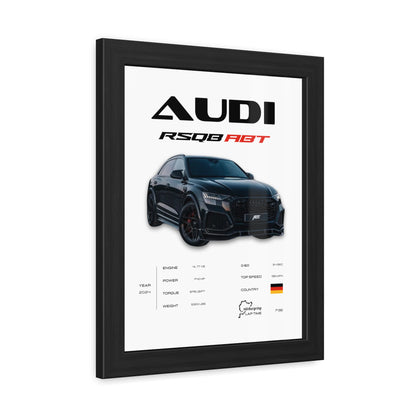 Audi RSQ8 Framed Poster