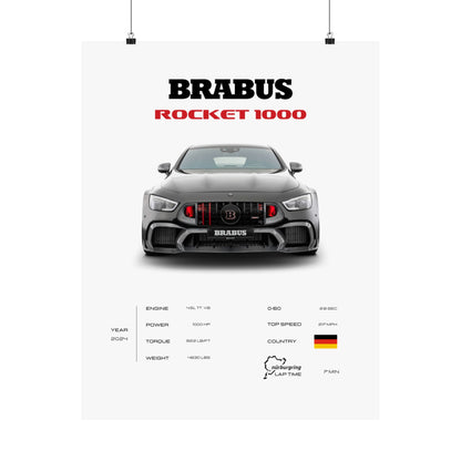 Brabus Rocket 1000 Poster
