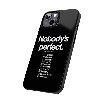 Nobody's Perfect Porsche iPhone Case