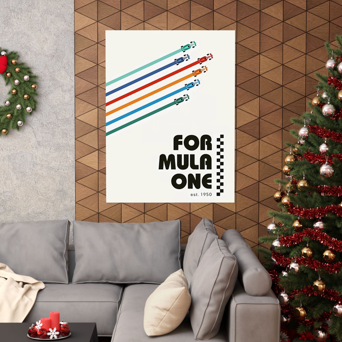 Vintage F1 Graphic Poster
