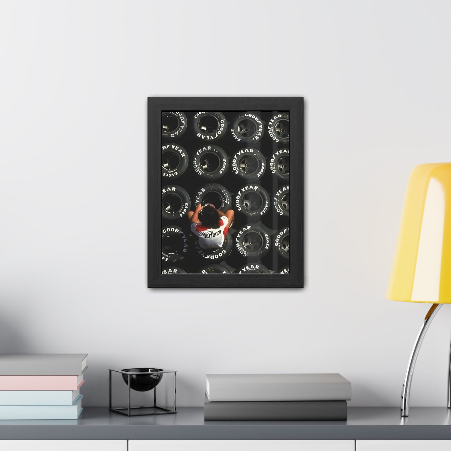 Malboro X Goodyear Framed Poster