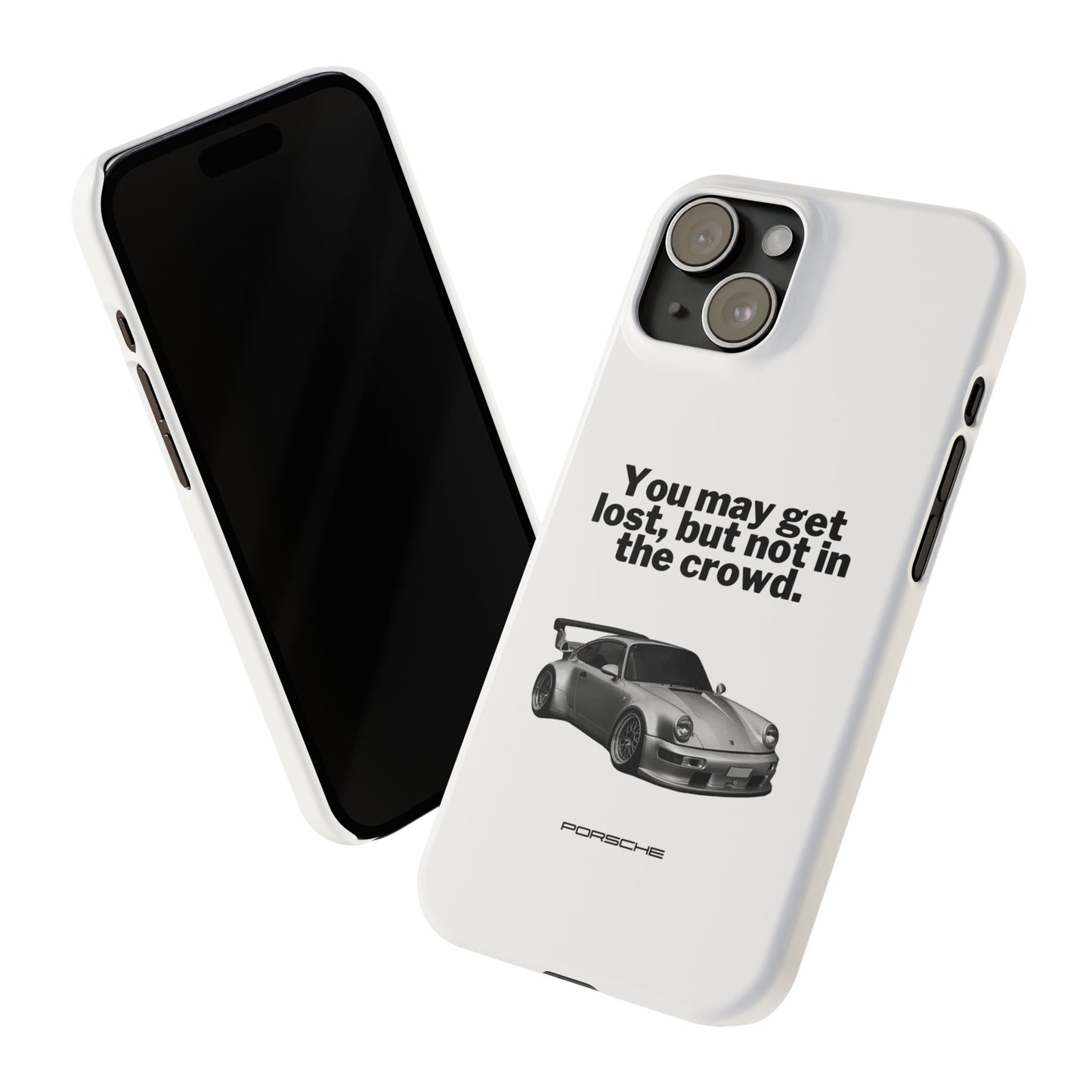 Lost In The Crowd iPhone Case - White