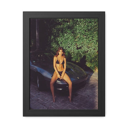 Ferrari Chick Framed Poster