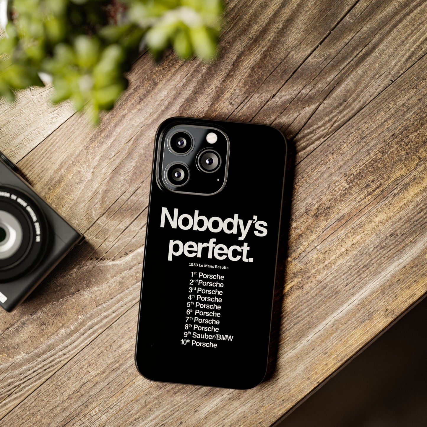 Nobody's Perfect Porsche iPhone Case