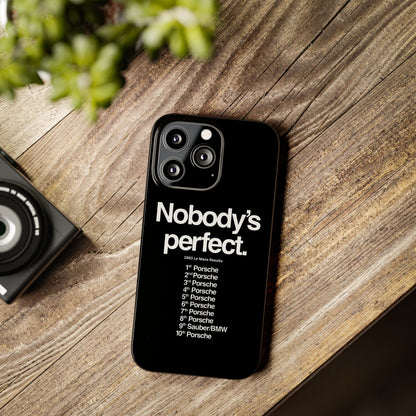 Nobody's Perfect Porsche iPhone Case