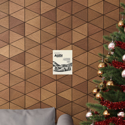 Audi S1 Vintage Rally Poster