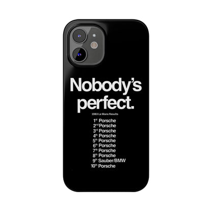 Nobody's Perfect Porsche iPhone Case