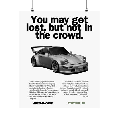 Vintage RWB Poster