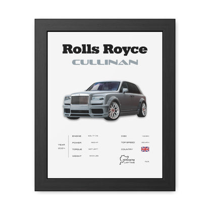 Rolls Royce Cullinan Framed Poster