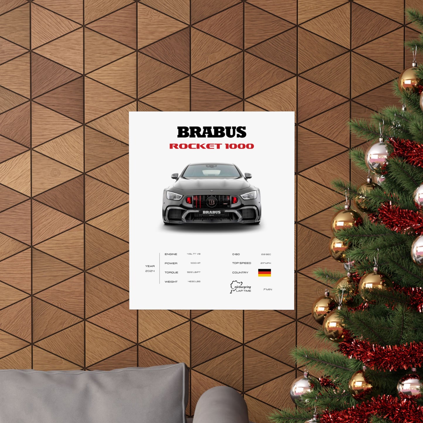 Brabus Rocket 1000 Poster