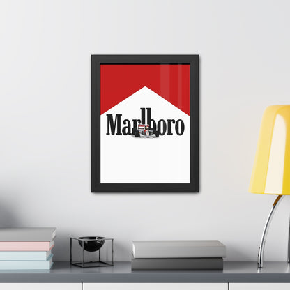 Malboro Pack F1 Framed Poster