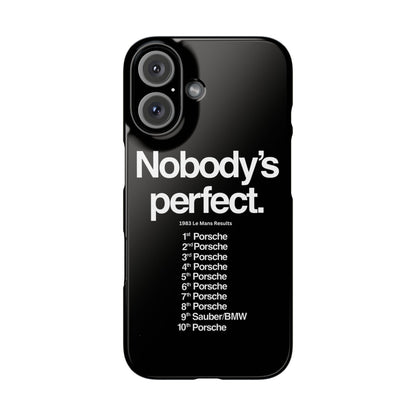 Nobody's Perfect Porsche iPhone Case