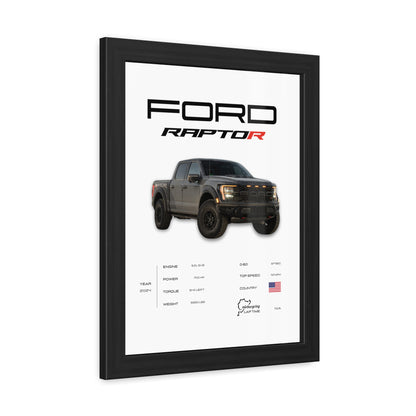 Ford Raptor Framed Poster
