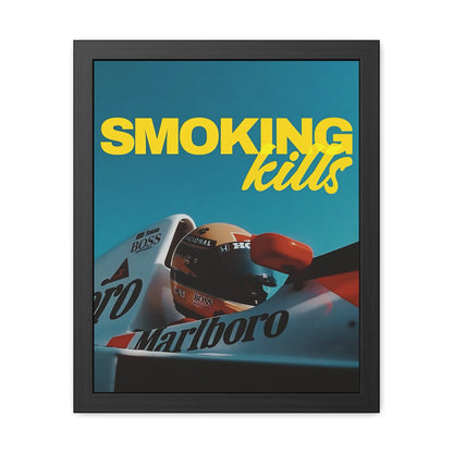 Smoking Kills Malboro Framed Poster