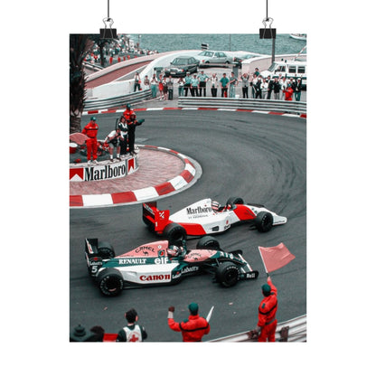 Vintage Monaco F1 Poster
