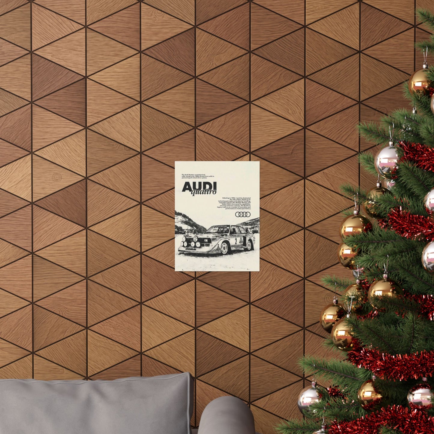Audi S1 Vintage Rally Poster