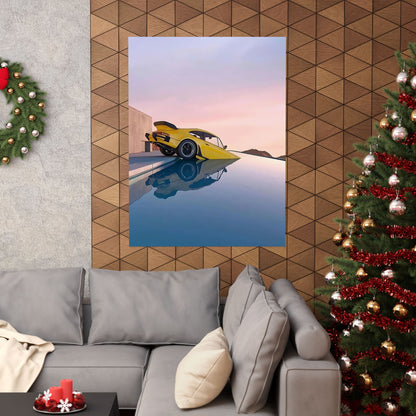 Pool Porsche Poster