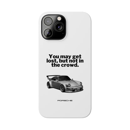 Lost In The Crowd iPhone Case - White