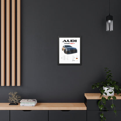 Audi RS6 ABT Framed Poster