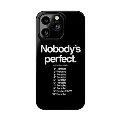Nobody's Perfect Porsche iPhone Case