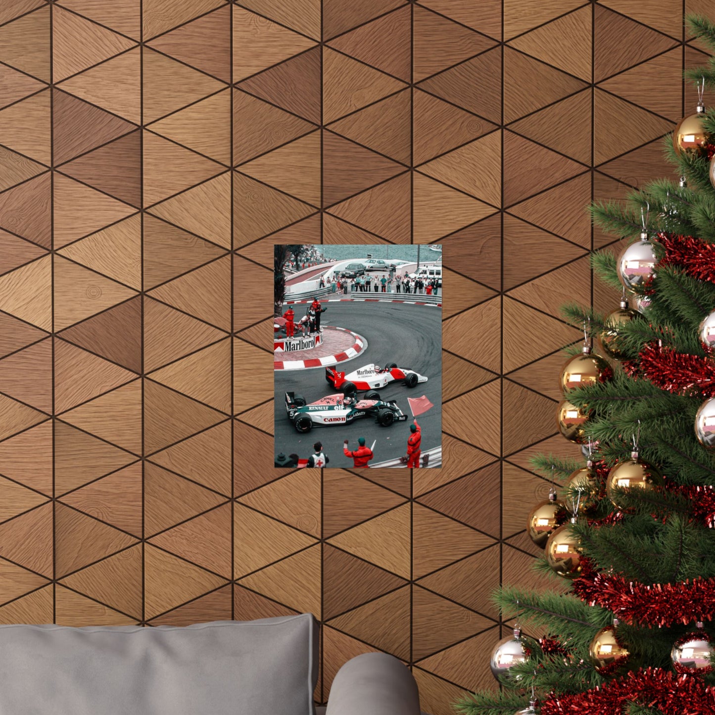 Vintage Monaco F1 Poster