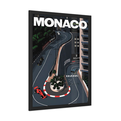 Monaco F1 Framed Poster