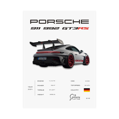 Porsche 911 GT3RS Poster