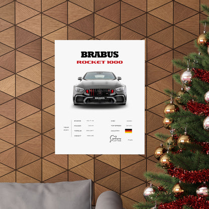 Brabus Rocket 1000 Poster