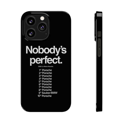 Nobody's Perfect Porsche iPhone Case