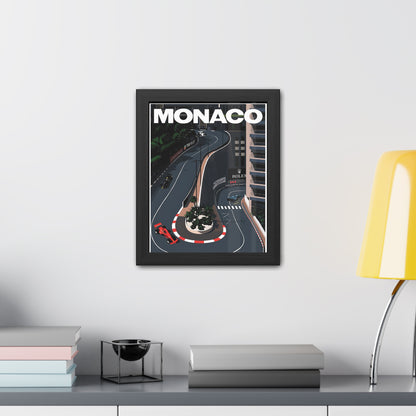 Monaco F1 Framed Poster