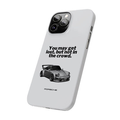 Lost In The Crowd iPhone Case - White