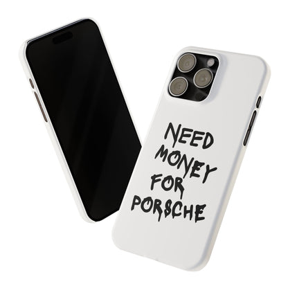Need Money for Porsche iPhone Case White