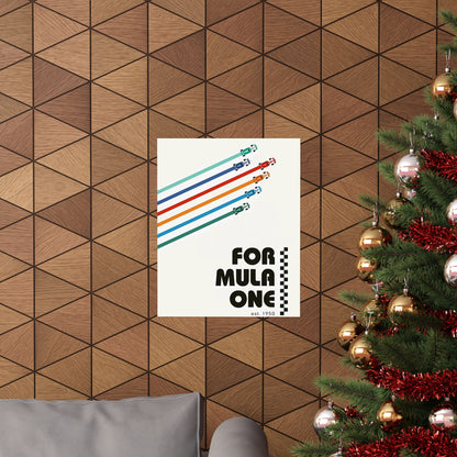 Vintage F1 Graphic Poster