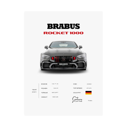 Brabus Rocket 1000 Poster