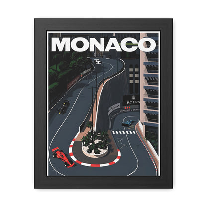 Monaco F1 Framed Poster