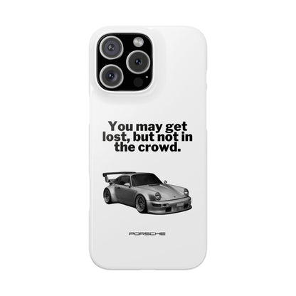 Lost In The Crowd iPhone Case - White