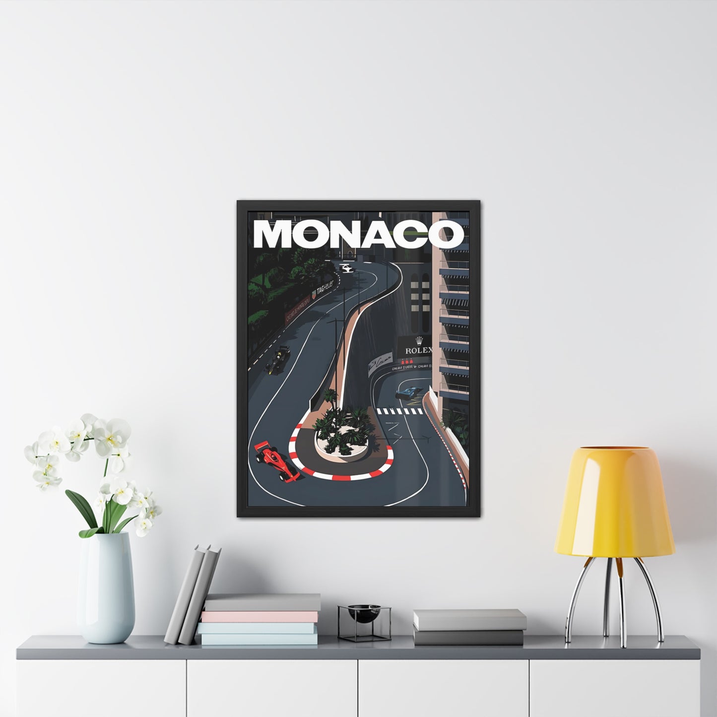 Monaco F1 Framed Poster