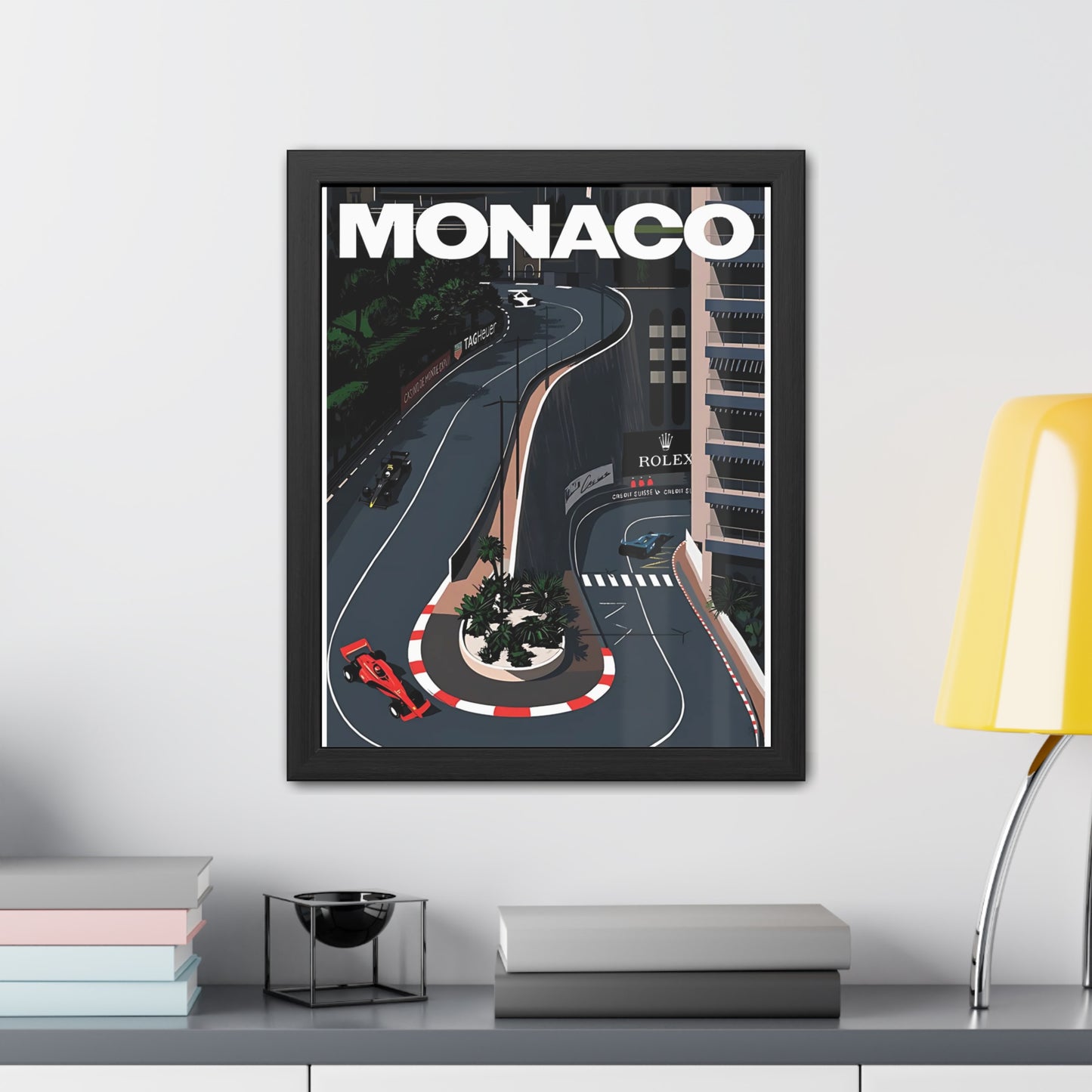 Monaco F1 Framed Poster