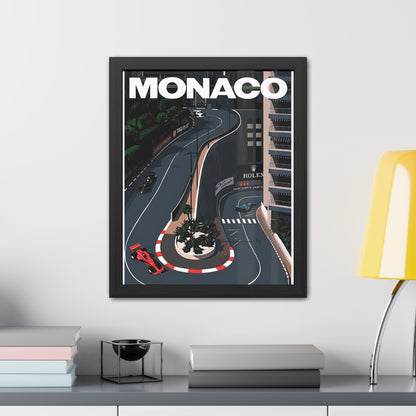 Monaco F1 Framed Poster