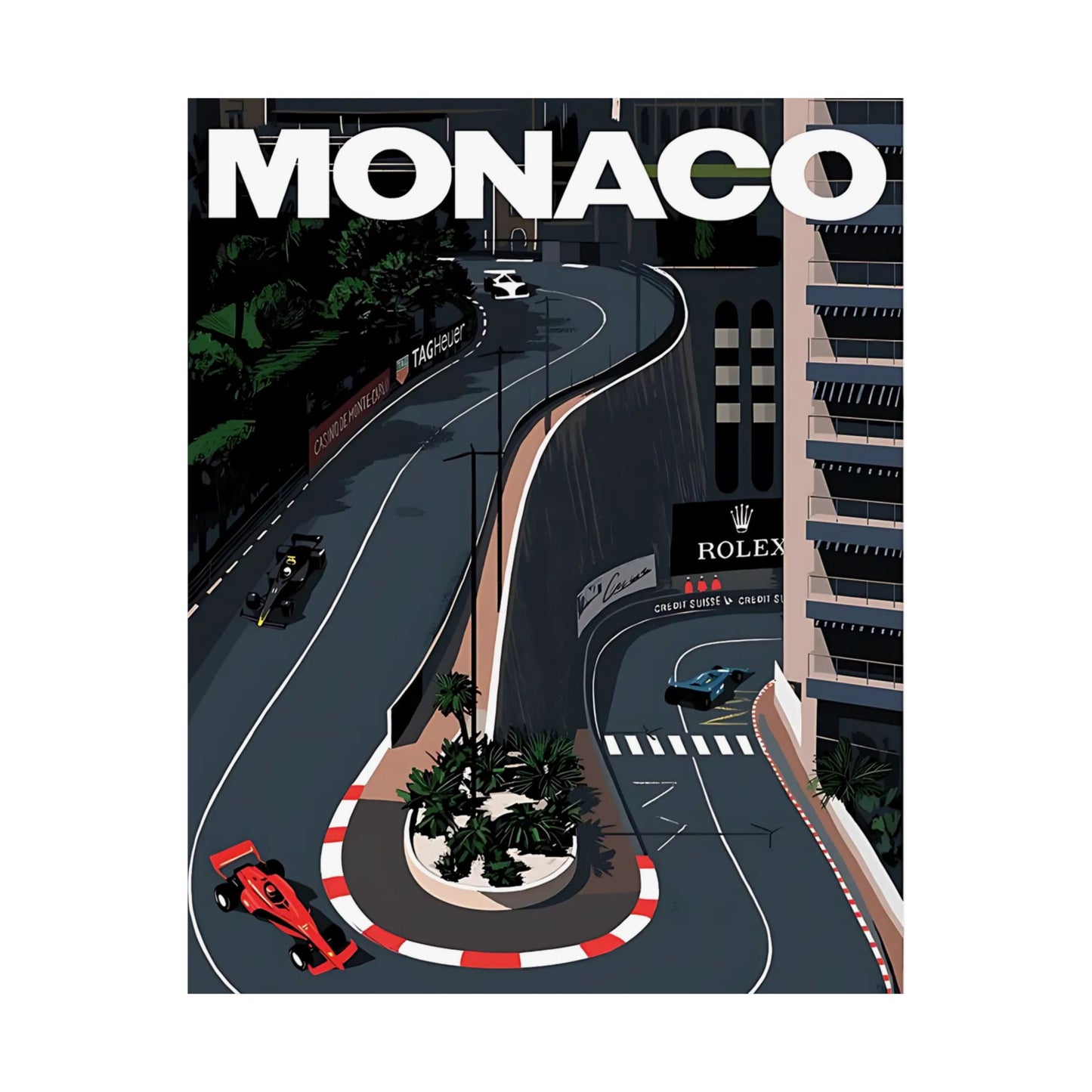 Monaco F1 Poster